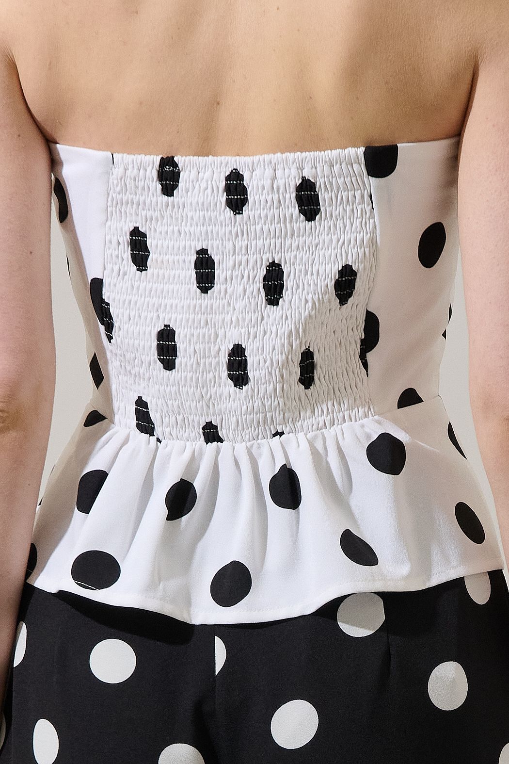Polka Chic Peplum