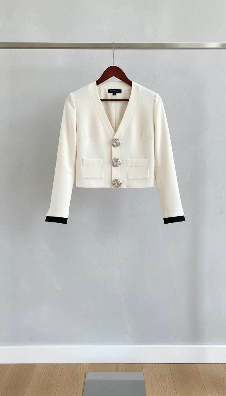 Ivory Glam Blazer