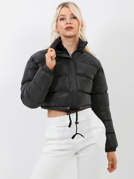 Cropped Puffer Coat